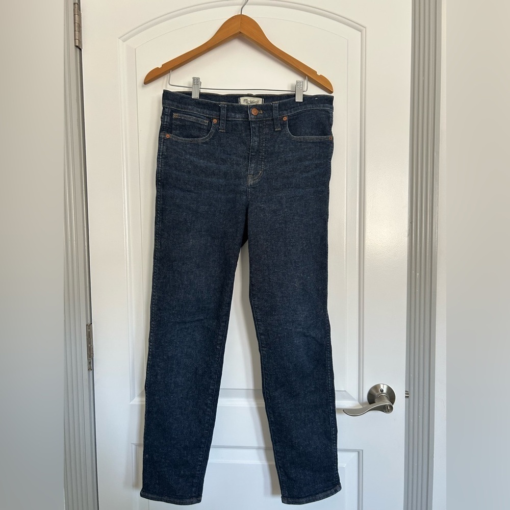 Madewell The Mid rise blue Stove Pipe Denim Jeans size 29